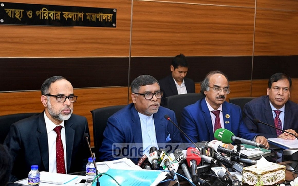 করোনাভাইরাস মোকাবেলায় স্বাস্থ্যমন্ত্রীর চিকিৎসা ও কিছু প্রস্তাবনা