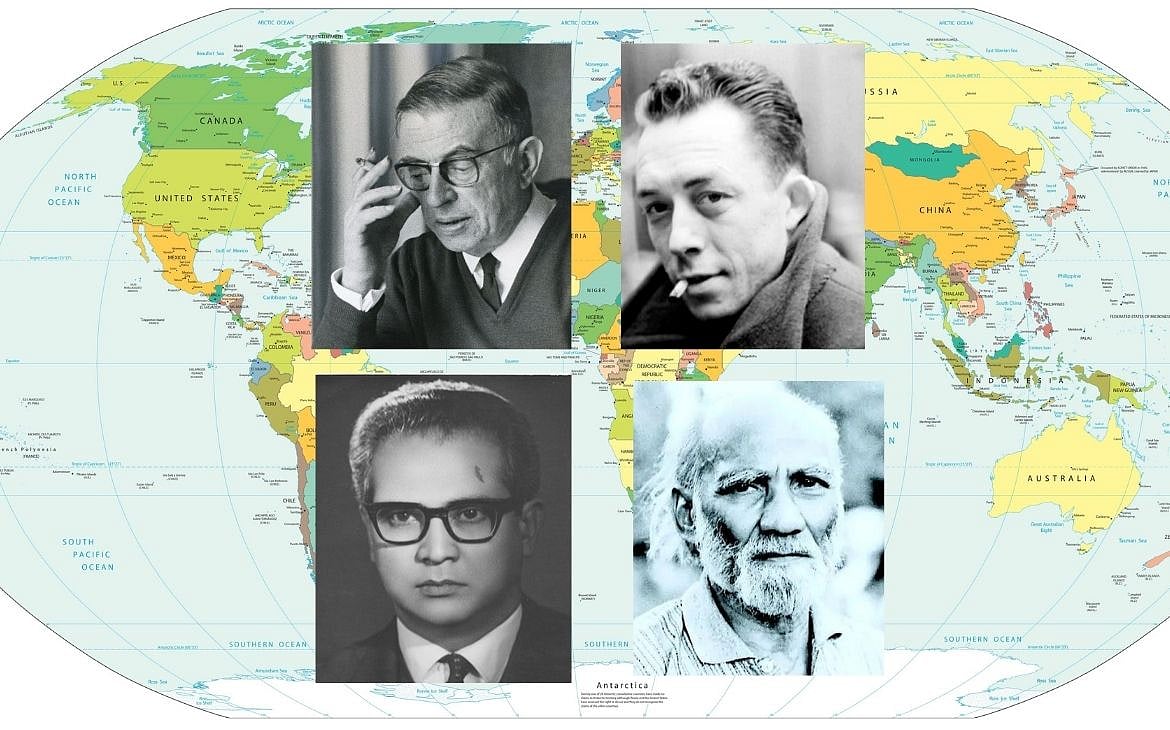 অর্থহীন পৃথিবী: বৃত্তের গোলক ধাঁধায় সার্ত্রে, কামু, ওয়ালীউল্লাহ ও বাদল সরকার