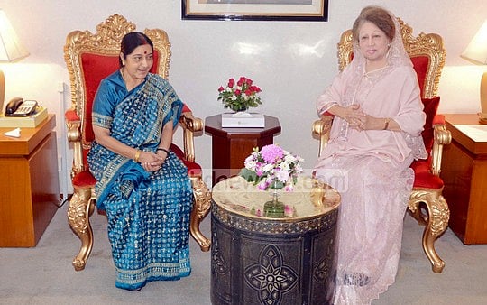 সুষমা খালেদার নালিশে নাকি বিরক্ত হয়েছেন 