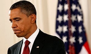Obama at a news conference after the midterm poll results.              Photo: REUTERS 