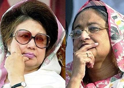 Two uncompromising leaders: BNP Leader Khaleda Zia and PM Sheikh Hasina. 
