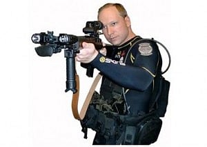 A picture of Anders Behring Breivik taken from a book downloaded from a link posted on the Norwegian discussion website, www.freak.no, and entitled "2083 - A European Declaration of Independence", is seen in this screen grab made July 23, 2011. Photo: Reuters 