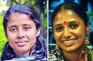 The conquering heroines of Bangladesh, Nishat (L) and Wasfia (R). 