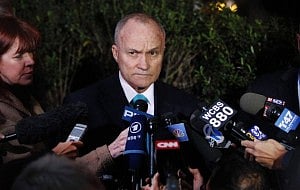New York Police Department Commissioner Ray Kelly speaks to the media regarding the arrest of Nafis. Photo: Reuters 