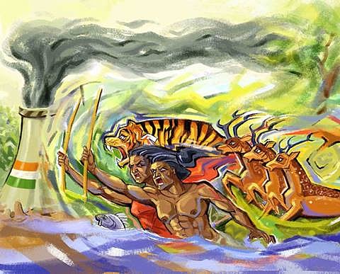 Painting by Dhiman Sarkar, 