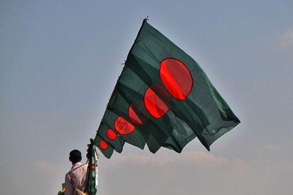 Bangladesh flags soaring in the wind. Photo: bdnews24.com. Bangladesh flags soaring in the wind. Photo: bdnews24.com.