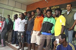 31 foreigners, all of them of African origin, arrested by the Detective Branch of Police on various charges including illegal overstay. November 14, 2014. 