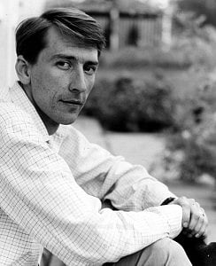 Poet Tomas Tranströmer in his youth. Photo: Bonniers Arkiv. 