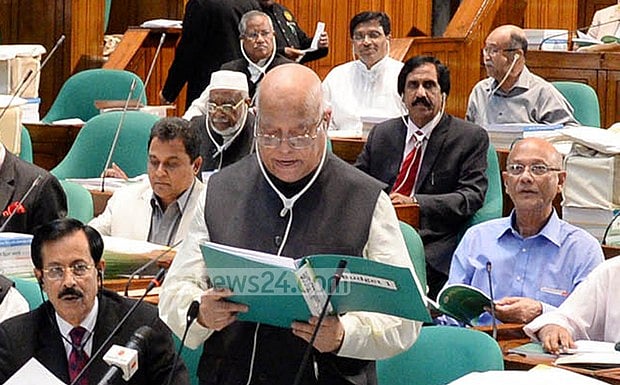 Finance Minister AMA Muhith presented proposed budget for 2015-16 in Parliament on June 4 
