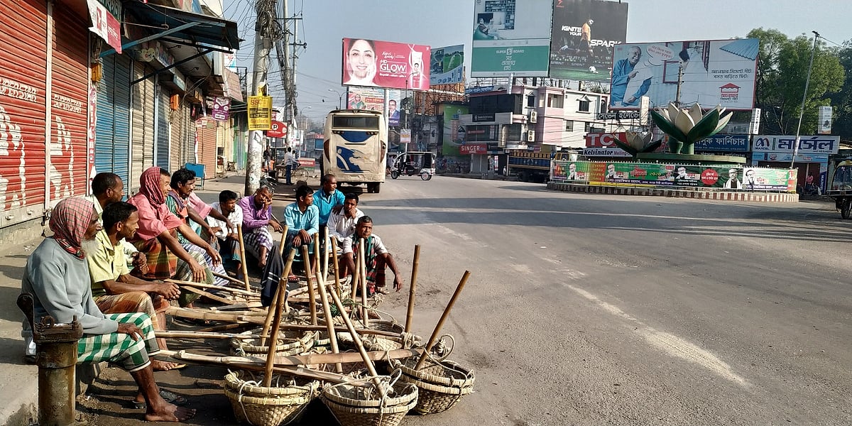 করোনাভাইরাস: কর্মহীন রংপুরের শ্রমজীবীরা