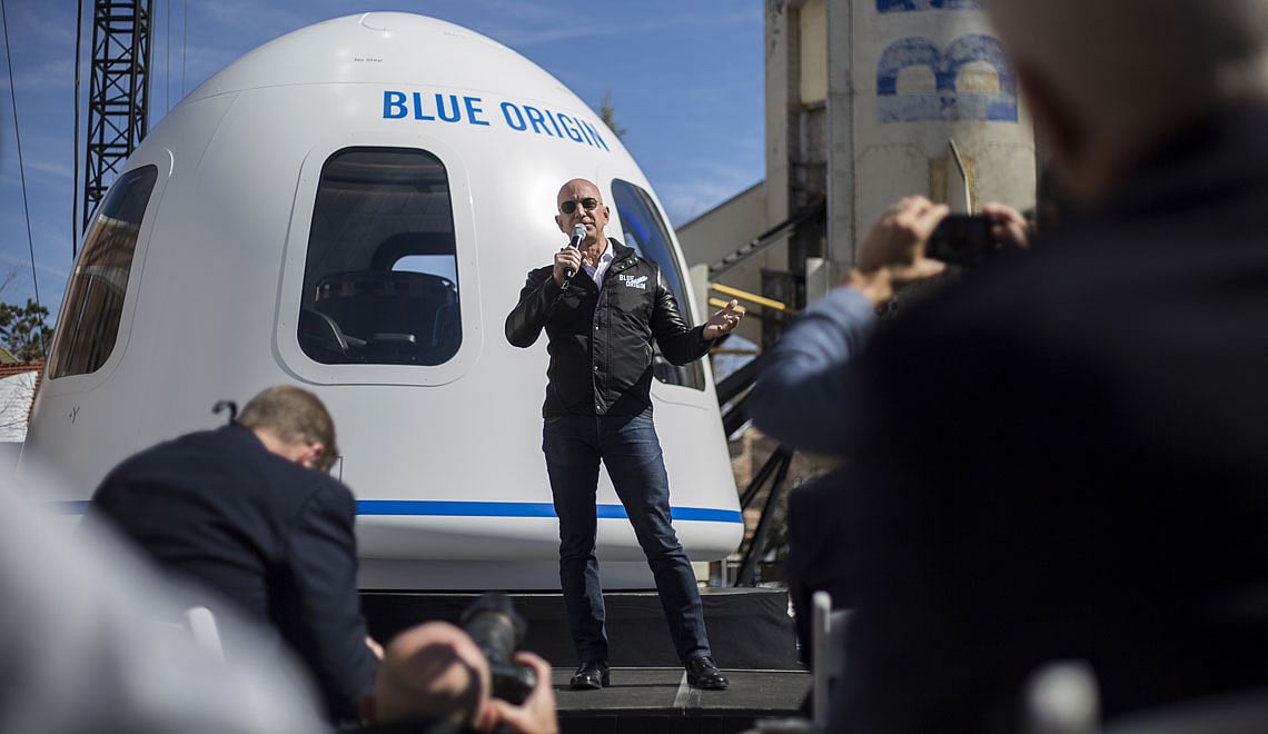 Bezos' Blue Origin wins NASA contract to build astronaut lunar lander