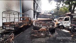 থানা লুটের মোবাইলে কথা বলে ধরা