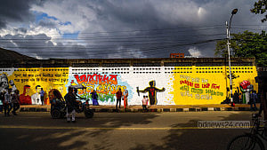 Graffiti lit the fire, has Bangladesh kept it burning?
