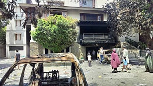 সালমান রহমানের গুলশানের বাড়ি এখন ধ্বংসস্তূপ