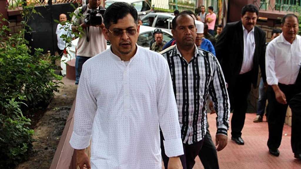 শিলংয়ে সালাহ উদ্দিন আহমদ। ফাইল ছবি