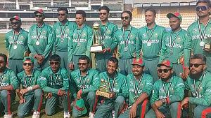 দৃষ্টিহীন ক্রিকেট বিশ্বকাপ: রানার-আপ বাংলাদেশ দলকে প্রধান উপদেষ্টার অভিনন্দন
