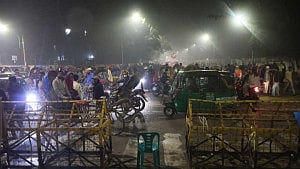Traffic curbs at DU on Mother Language Day
