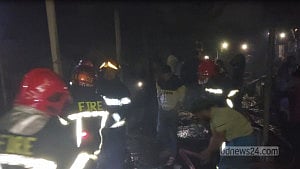 গাজীপুরে আগুনে পুড়ল ৫৭ ঘর
