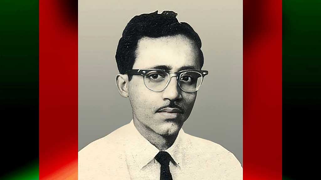 শহীদ সাংবাদিক সিরাজুদ্দীন হোসেন।পারিবারিক অ্যালবাম থেকে সংগৃহীত ছবি।