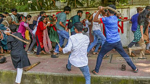 Attack on quota protesters
