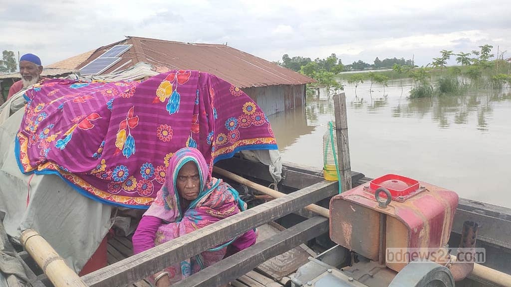 উত্তরের জেলা কুড়িগ্রামও বন্যায় ভুগেছে গতবছর।
