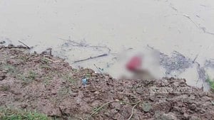 বাকঁখালী নদীতে ভেসে এল গলাকাটা লাশ