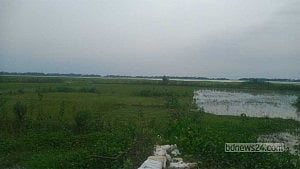 সুনামগঞ্জে নদ-নদী টইটম্বুর, কিন্তু হাওরে পানি নেই