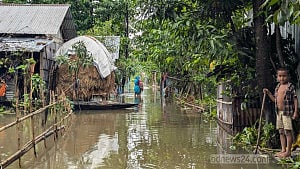 বন্যা: সিলেট অঞ্চলে উন্নতি, রংপুরে অবনতি