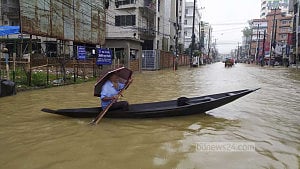 সিলেটে বন্যার অবনতি, নতুন নতুন এলাকা প্লাবিত