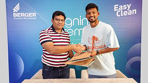 বার্জার পেইন্টসের ব্র্যান্ড অ্যাম্বাসেডর হলেন ক্রিকেটার শান্ত