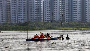 Kayaking in Diabari