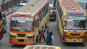 Risking lives for bus
