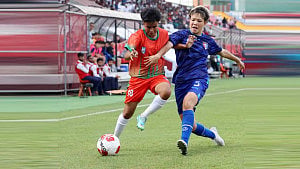 চাইনিজ তাইপের বিপক্ষে বিবর্ণ সানজিদা-সাবিনাদের বড় হার