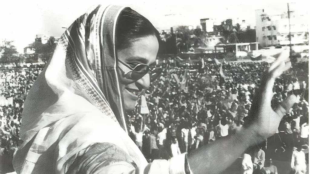 নজিব আহমেদ মনে করেন, দলকে সাহস যোগাতেই ১৯৮৬ সালের নির্বাচনে অংশগ্রহণের সিদ্ধান্ত নেন শেখ হাসিনা। ছবি: আওয়ামী লীগ ওয়েবসাইট