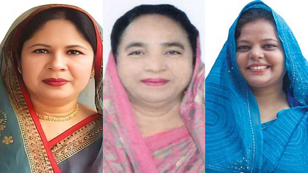 শাহিনা বেগম (বকশীগঞ্জ, জামালপুর), সৈয়দা মনিরুননাহার মেরী (গৌরনদী, বরিশাল) ও সরকার ফারহানা আখতার সুমি (ডোমার, নীলফামারী)