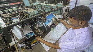 Printing houses bustling with New Year calendars