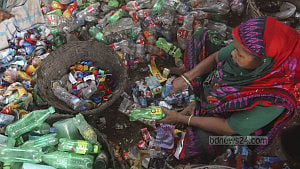 Plastic waste recycling