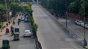 Traffic congestion eases on Dhaka streets