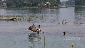 সিলেট, হবিগঞ্জ ও মৌলভীবাজারের নিম্নাঞ্চলে বন্যার আভাস