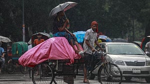 Daylong showers in Dhaka