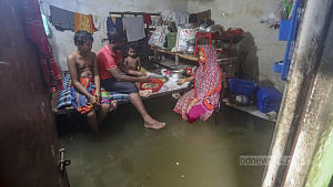পানির নিচে ডিএনডি বাঁধ এলাকা