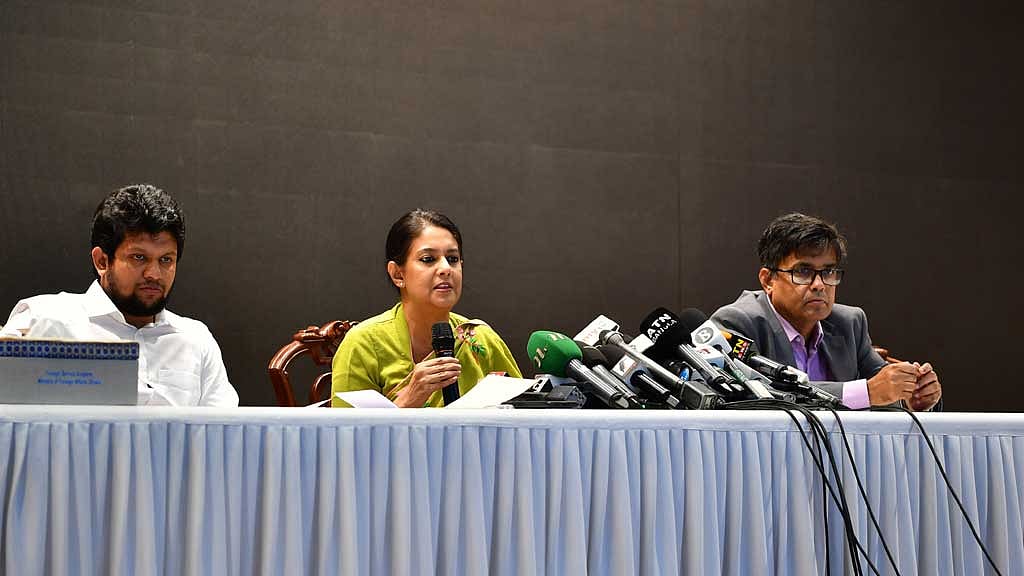 বৃহস্পতিবার উপদেষ্টা পরিষদের বৈঠকের সিদ্ধান্ত জানাতে ব্রিফিংয়ে পরিবেশ ও বন উপদেষ্টা সৈয়দা রিজওয়ানা হাসান।