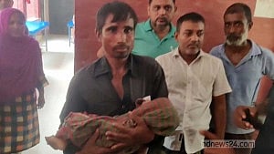 দেয়ালে আছড়ে ৩ মাসের শিশুকে হত্যার অভিযোগে বাবা আটক
