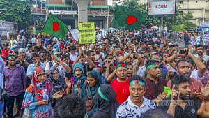চাকরি প্রত্যাশীদের শাহবাগ অবরোধ