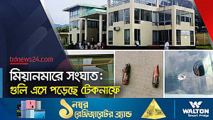 মিয়ানমারে সংঘাত, নিরাপত্তা ঝুঁকিতে টেকনাফ স্থলবন্দর