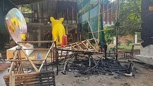 Shobhajatra arson: Will the ‘fascist effigy’ be ready in a day?
