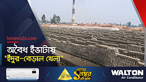লালমনিরহাটে অভিযানেও ‘রোধ করা যাচ্ছে না’ অবৈধ ইটভাটা