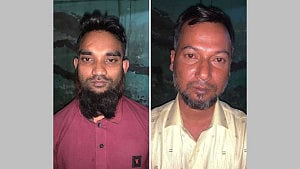 2 Jubo Dal men held for 'drunkenly' threatening police in Manikganj