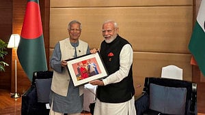 Yunus gifts throwback photo to Modi at BIMSTEC