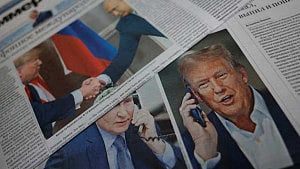 Kremlin says it's working on Ukraine peace